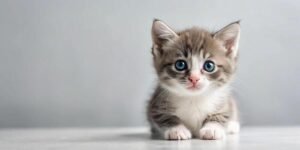 cute-curious-gray-and-white-kitten-in-a-long-shot-photo