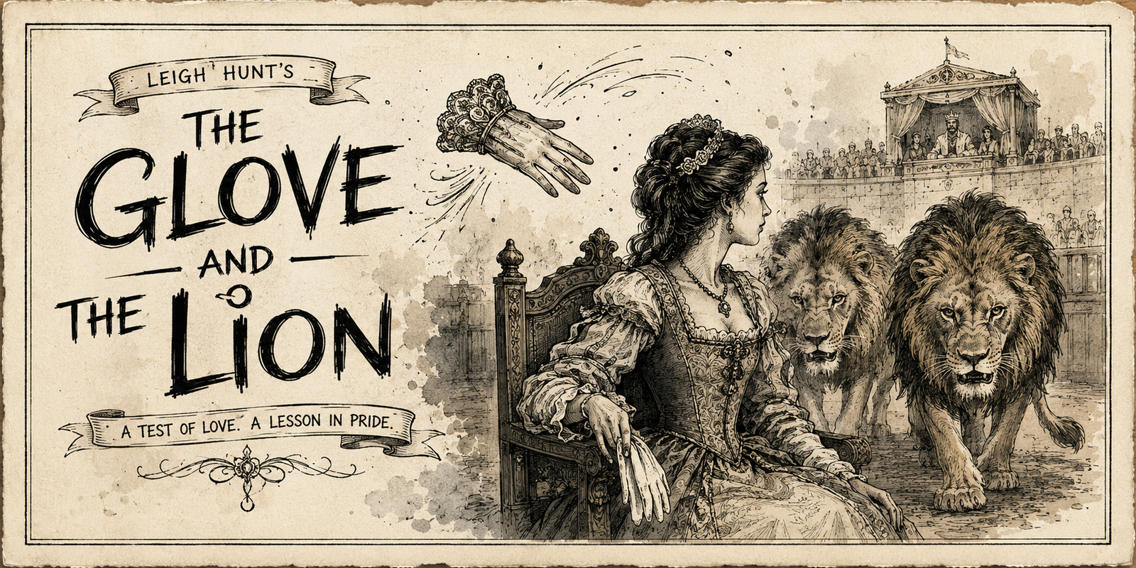 The Glove and the Lions by Leigh Hunt