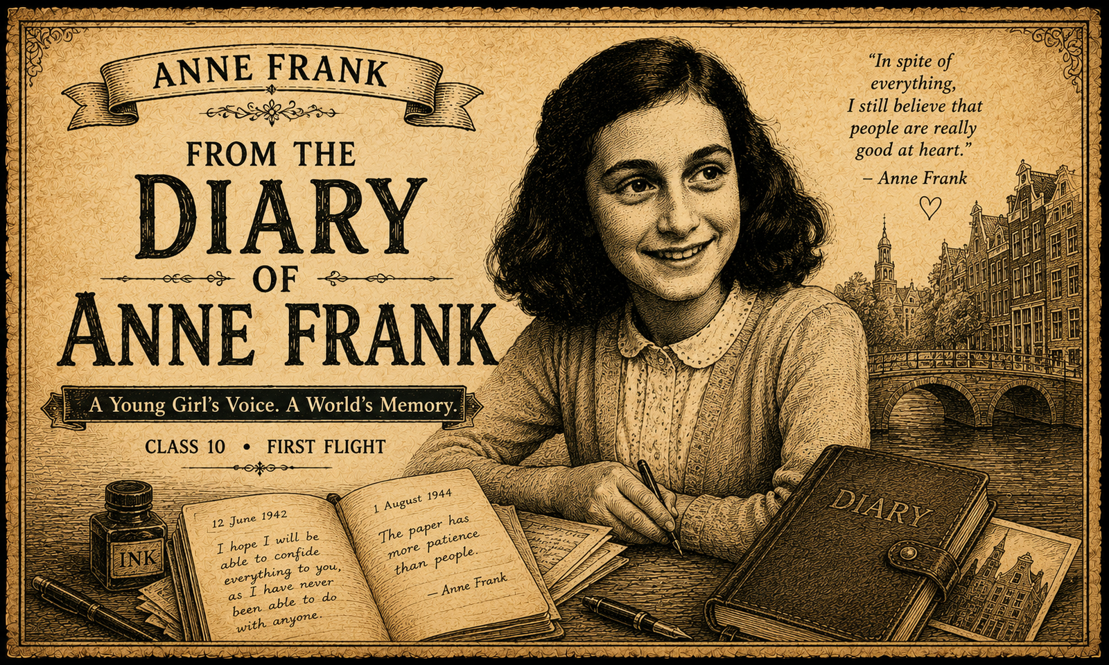 From the Diary of Anne Frank – Anne Frank