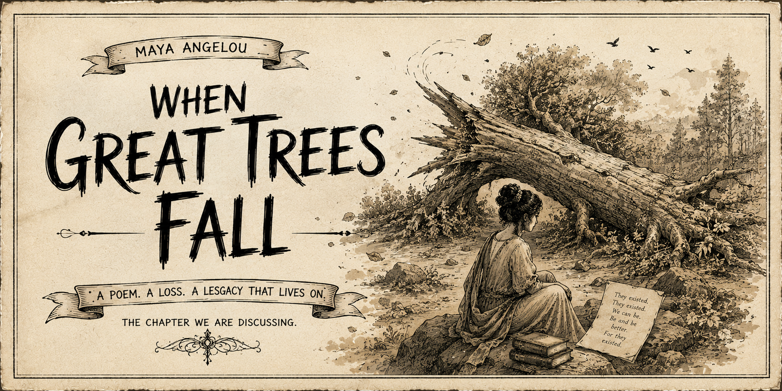 When Great Trees Fall by Maya Angelou