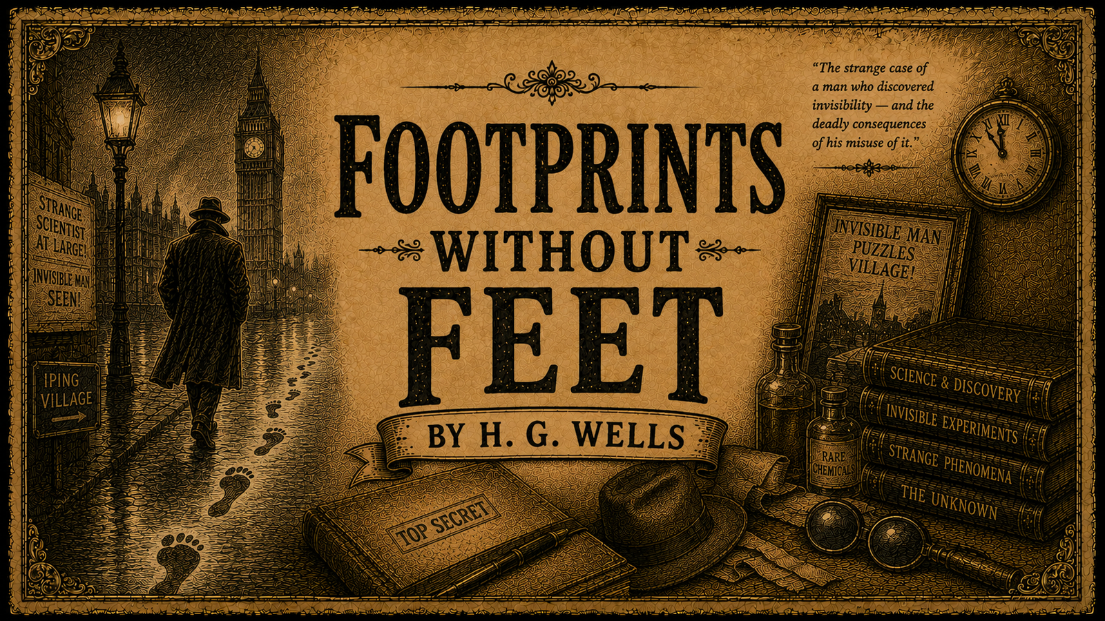 Footprints without Feet by H.G. WELLS