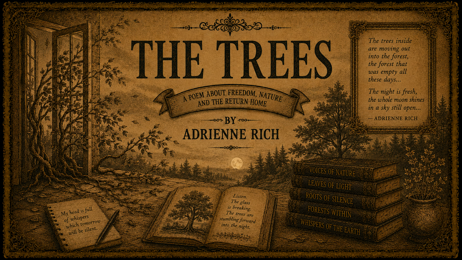The Trees by Adrienne Rich